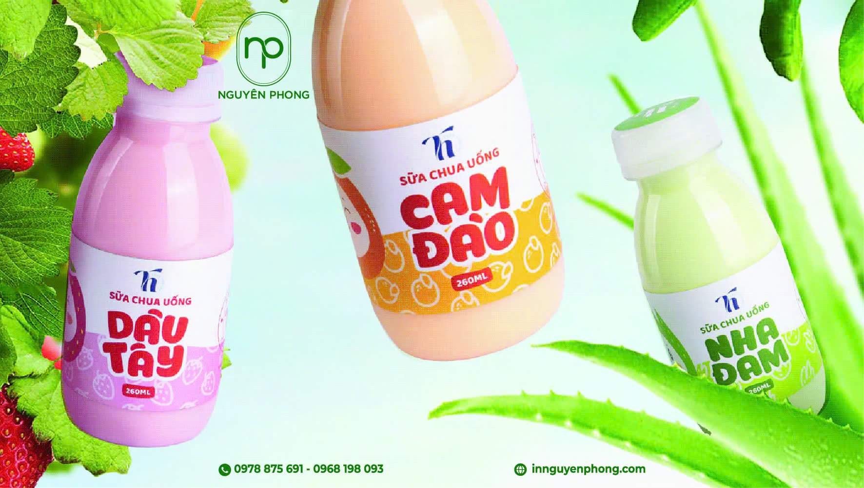 Nhận in tem sữa chua số lượng lớn giá tốt